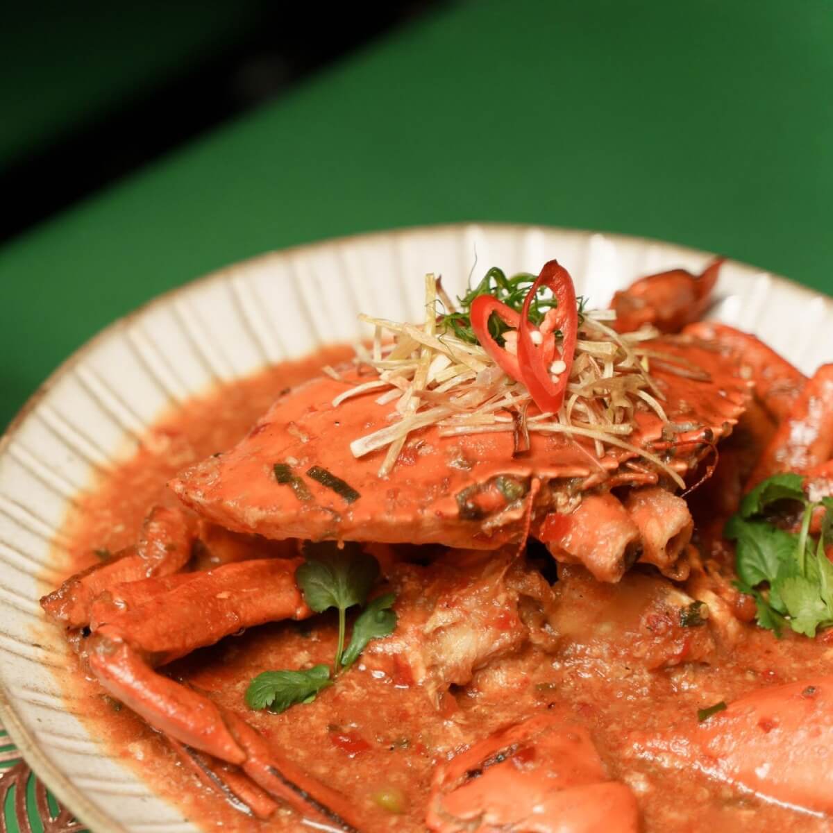 Singaporean Style Chilli Mud Crab